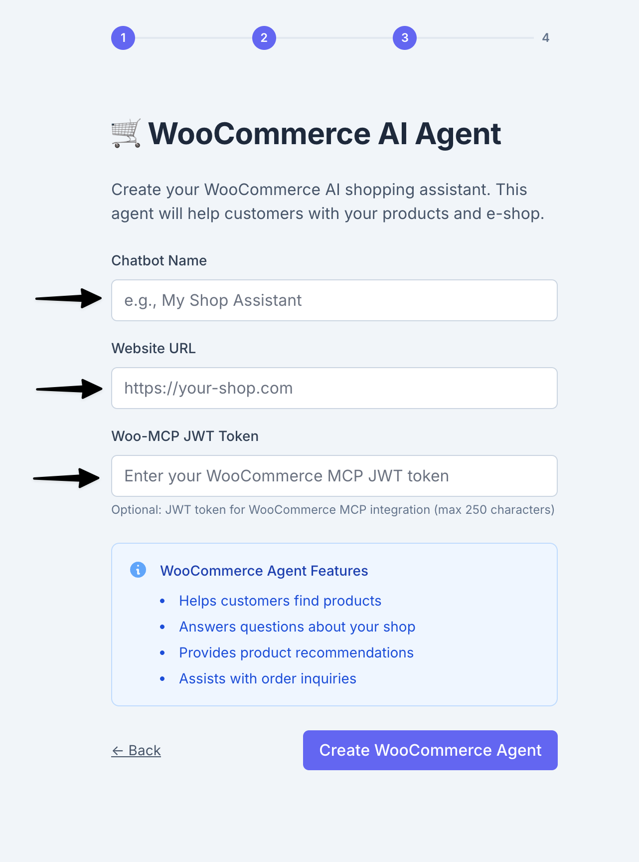 Configure WooCommerce AI Agent